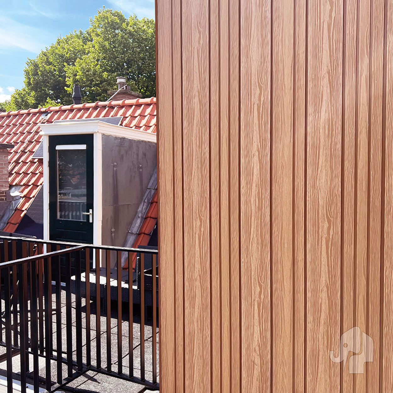 Eva-Last Composiet Gevelbekleding Natural Cedar Stripes S